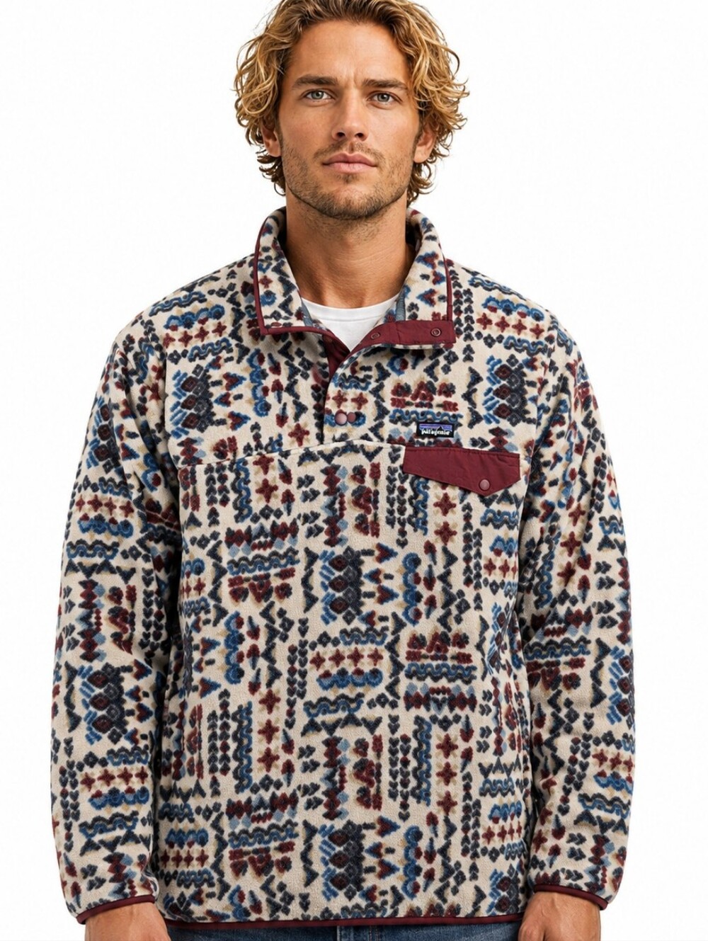 Patagonia Lightweight Synchilla Snap-T Pullover Wandering Woods XXL NWT